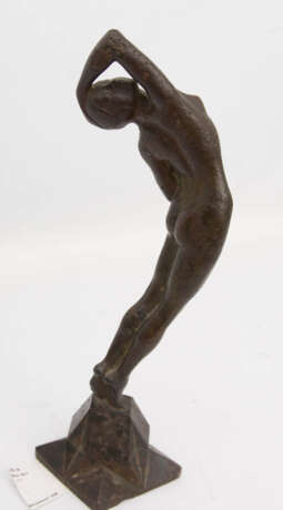 SKULPTUR, Frauenakt, Bronze, 20. Jahrhundert - фото 2