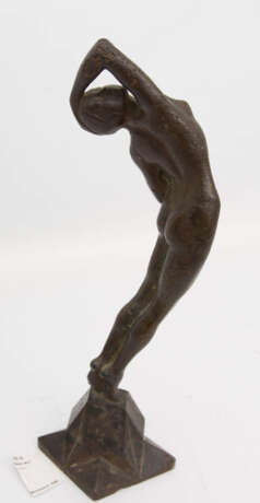 SKULPTUR, Frauenakt, Bronze, 20. Jahrhundert - фото 3