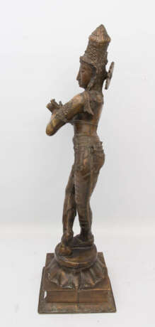 SKULPTUR, Bewegte Gestalt auf Sockel, Bronze, 20. Jahrhundert - фото 5