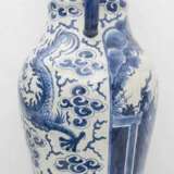CHINESISCHE VASE, Keramik, wohl 20. Jahrhundert - Foto 5