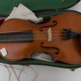 3/4 Geige mit kasten, Bogen und Kolophonium. - photo 2