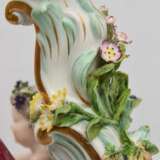 MEISSEN PORZELLAN ZWEI KERZENLEUCHTER, polychrom unterglasurbemalt und bemarkt, 1840-60. - фото 62