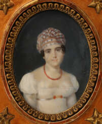 THIBAULT, AIMÉE (Paris 1780-1868, Miniaturmalerin), "Damenportrait",