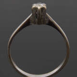 RING, 750er Weissgold, Moissanite, 2,3 g. - photo 2