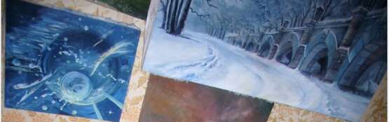 Царское Село Leinwand Ölfarbe Realismus Landschaftsmalerei 2005 - Foto 2