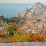 Крымские мативы Cardboard Oil paint Classicism Landscape painting 2019 - photo 4