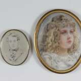 Zwei Miniatur-Porträts, 1. Herrenporträt - фото 1