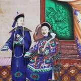 Reispapiermalerei, China 19. Jahrhundert - Foto 1