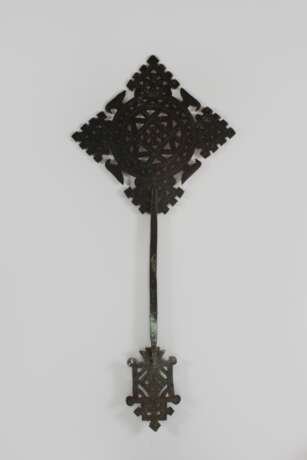 Handkreuz / Vortragekreuz, Äthiopien 19. Jahrhundert - Foto 1