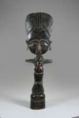 Akuaba (weibliche Fruchtbarkeitspuppe), Afrika 19. Jahrhundert