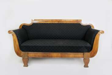 Englisches Sofa, 19. Jahrhundert Mahagoni