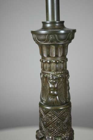 Art Deco Tischlampe, Bronze um 1910 - Foto 3