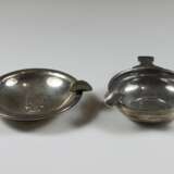 Zwei kleine Aschenbecher, Silber 900 - Foto 1