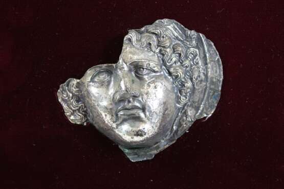 Paar Silberplaketten, wohl alt-griechisch - фото 2