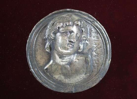 Paar Silberplaketten, wohl alt-griechisch - Foto 3