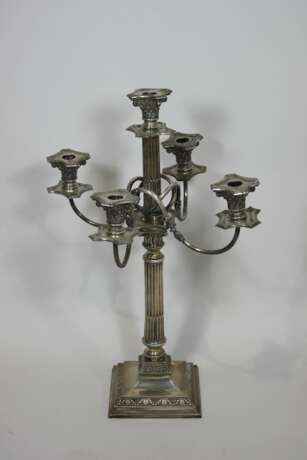 Fünfflammiger Kerzenleuchter im Stil des Klassizismus, Silber. H. Meyen & Co - photo 1