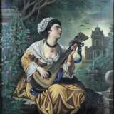 Österreichischer Künstler 2. Hälfte 19 Jahrhundert, Porträt einer musizierenden Dame - фото 1