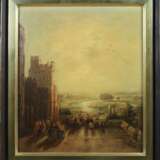 Künstler Ende 19 Jahrhundert, Blick von der Terrasse des Schlosses - Foto 2