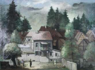 Richard Gessner (1894 Augsburg - 1989 Düsseldorf, Mitbegründer der avantgardistischen Künstlervereinigung Das Junge Rheinland)