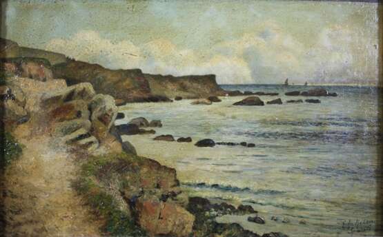 Eugen Ankelen (1858-1942, deutscher Landschafts- und Vedutenmaler) Die Dalmatinische Küstenlandschaft - фото 1