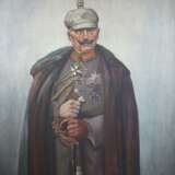 Max Herterich (1880-1952 ) nach Arthur Fischer (1872-1948) Porträt des deutschen Kaisers Wilhelm II, Öl auf Leinwand - Foto 1