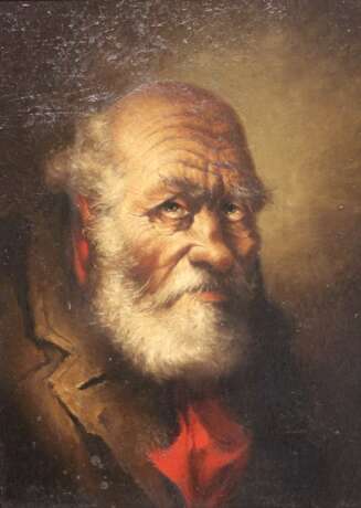 Deutsche Maler des 20 Jahrhundert, Porträt eines alten Mannes - photo 3