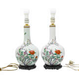 Paar CHINA-Vasen als Lampen montiert. - photo 2