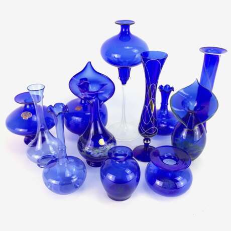 Umfangreiches Konvolut Zierglaser / Gläser / Vasen, sehr gute Erhaltung. - Foto 2