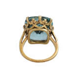 Ring mit Aquamarin von ca. 20 ct, schöne Farbe, nicht erhitzt, - Foto 1