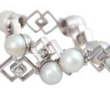 Armband mit Perlen und Brillanten - photo 5