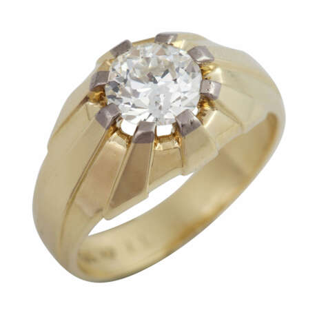Ring mit Altschliffdiamant von ca. 1,68 ct, - photo 5