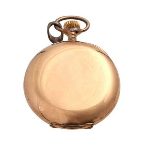 Konvolut: Eine Taschenuhr, Savonette-Gehäuse in Gold 14K. - Foto 2