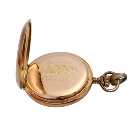 Konvolut: Eine Taschenuhr, Savonette-Gehäuse in Gold 14K. - Foto 3