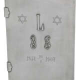Judaica Briefmappe mit Monogrammen und Davidsternen - Foto 1