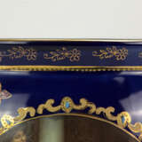 Außergewöhnliches Jugendstil Wasch-Set, Royal Limoges, 1900, kobaltblau, Jugendstil-Szenen, sehr gut. - Foto 9