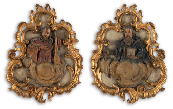 Paar Relieftafeln mit Aposteldarstellungen - фото 1