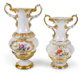 2 Vasen, Meissen, 19. Jahrhundert