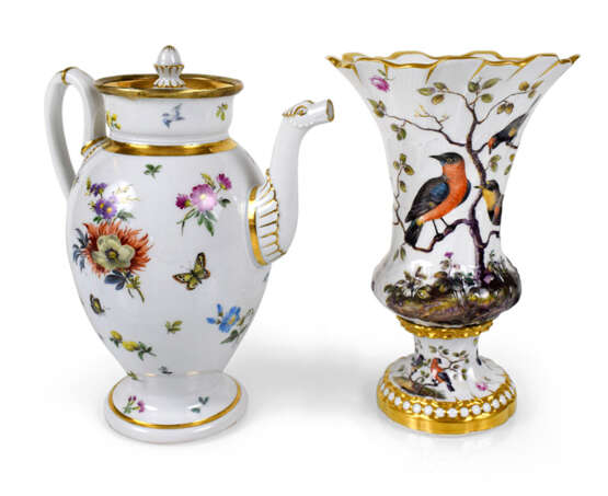 Vase, Kaffeekanne, Meissen, - фото 1