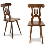 Paar Stühle, Rückenlehne Mit - фото 1