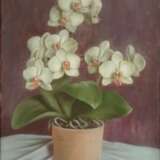 «Орхидеи» Масляные краски Реализм Натюрморт 2014 г. - фото 1