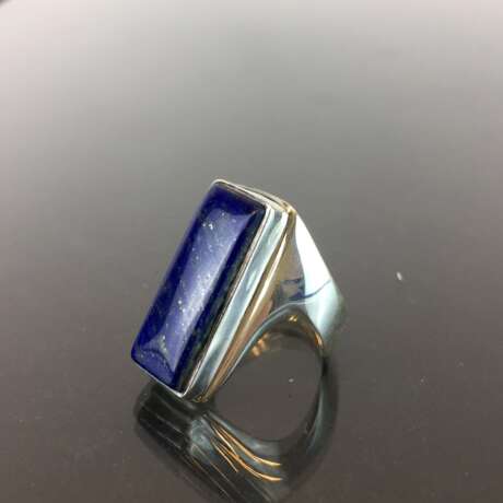 Designer-Ring: Lapis Laziuli, Silber 925. - Foto 1