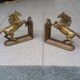 “Two Horses Figures” Bronze Mixed media Art deco (1920-1939) Animalistic 1920 - photo 1