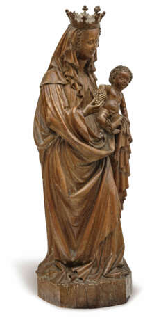 Maria mit Kind , Rheinisch, um 1420 - Foto 3