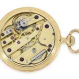 Taschenuhr/Anhängeuhr: Gold/Emaille-Damenuhr von sehr feiner Qualität mit Diamantbesatz, vermutlich Le Coultre, ca.1900 - Foto 3