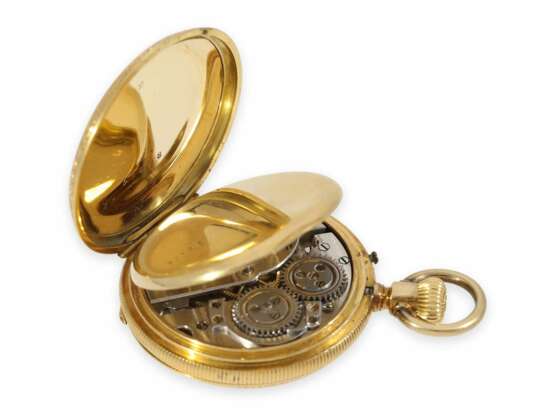 Taschenuhr: einzigartige und sehr kostbare Gold/Emaille-Savonnette, mit Diamantbesatz, gefertigt für das osmanische Reich, ca. 1870 - фото 5