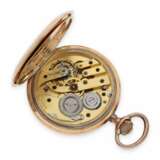 Taschenuhr: schweres, rotgoldenes Ankerchronometer, Teutonia, Hoeter & Cie. La Chaux-de-Fonds, ca.1910 - photo 2