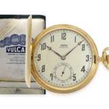 Taschenuhr: hochfeine Ditisheim Goldsavonnette "Chronometre Vulcain", komplett originaler Zustand mit Box, Fabrique de Montres Vulcain / Ditisheim & Co. La Chaux De Fonds, ca.1920 - photo 1