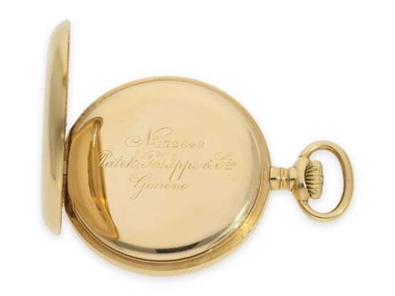 Taschenuhr/Anhängeuhr: Patek Philippe Rarität, eine der kleinsten von Patek Philippe gefertigten Anhängeuhren in der Qualitätsstufe einer Präzisionstaschenuhr, No.172648, ca.1913 - фото 3