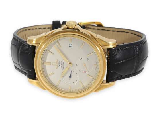 Armbanduhr: hochwertiges Omega Co-Axial Chronometer mit Gangreserve-Anzeige, Ref. 168 1704, mit Originalbox, ca.2005 - photo 1