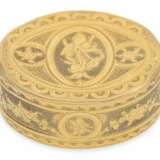 Schnupftabakdose: museale, exquisite Gold/Emaille-Schnupftabakdose, 20K Gold, Punze "MC mit Krone", ca.1810 - Foto 7